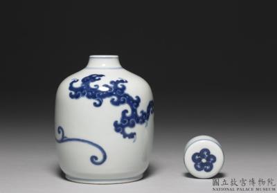 图片[2]-Lidded jar with a dragon in underglaze blue, Qing dynasty, Yongzheng reign (1723-1735)-China Archive